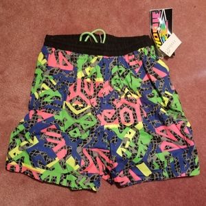 Hobie Vintage Colorful Elastic Kid's Shorts L